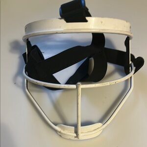 White Sports Face Guard